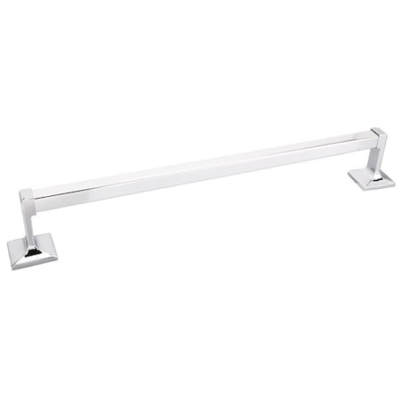 Bridgeport Polished Chrome 18 Single Towel Bar - Retail Packaged 2PK